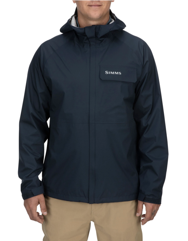 Simms Waypoints Rain Jacket Admiral Blue Model Simms Waypoints Rain Jacket Admiral Blue Model